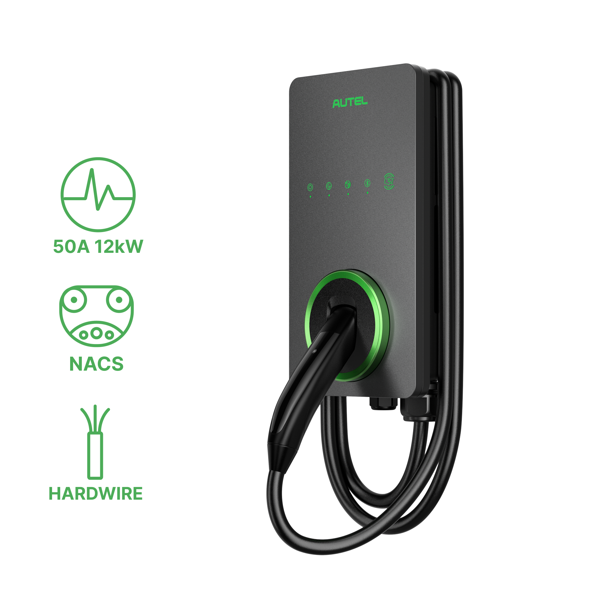 Autel MaxiCharger AC Lite Home 50A 12kW EV Charger NACS