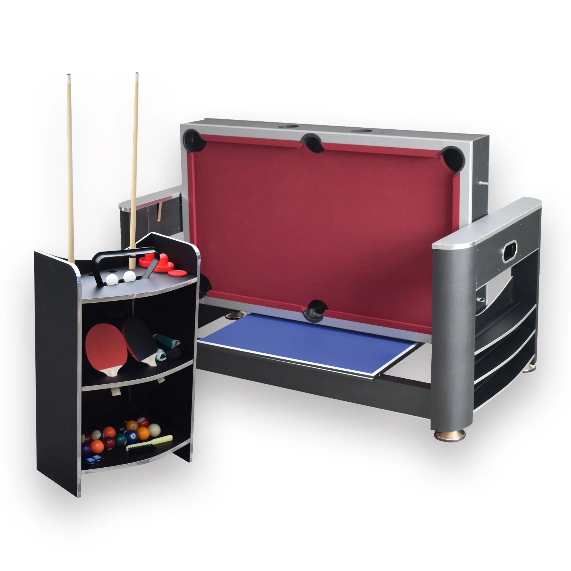 Triple Threat 6-Ft 3-In-1 Multi Game Table