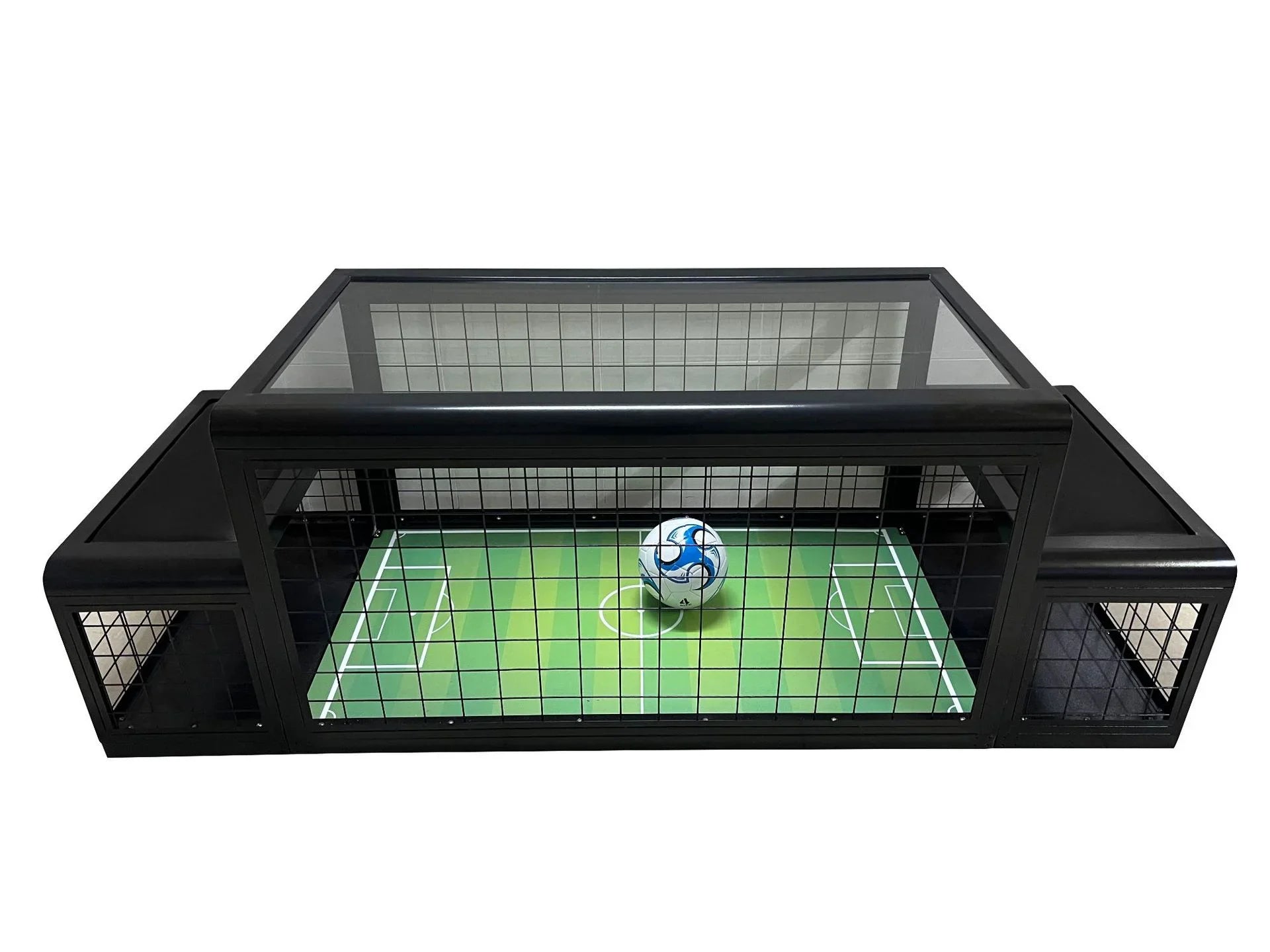 Coin-Operated 2-Player Table Football (Foosball) Game – Soccer Table 55 x 31.5 x 29 in (140 x 80 x 73.5 cm) Indoor/Outdoor for Kids & Adults
