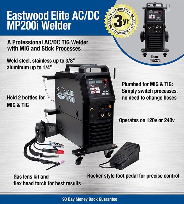 Eastwood Elite MP200i multi-process welder