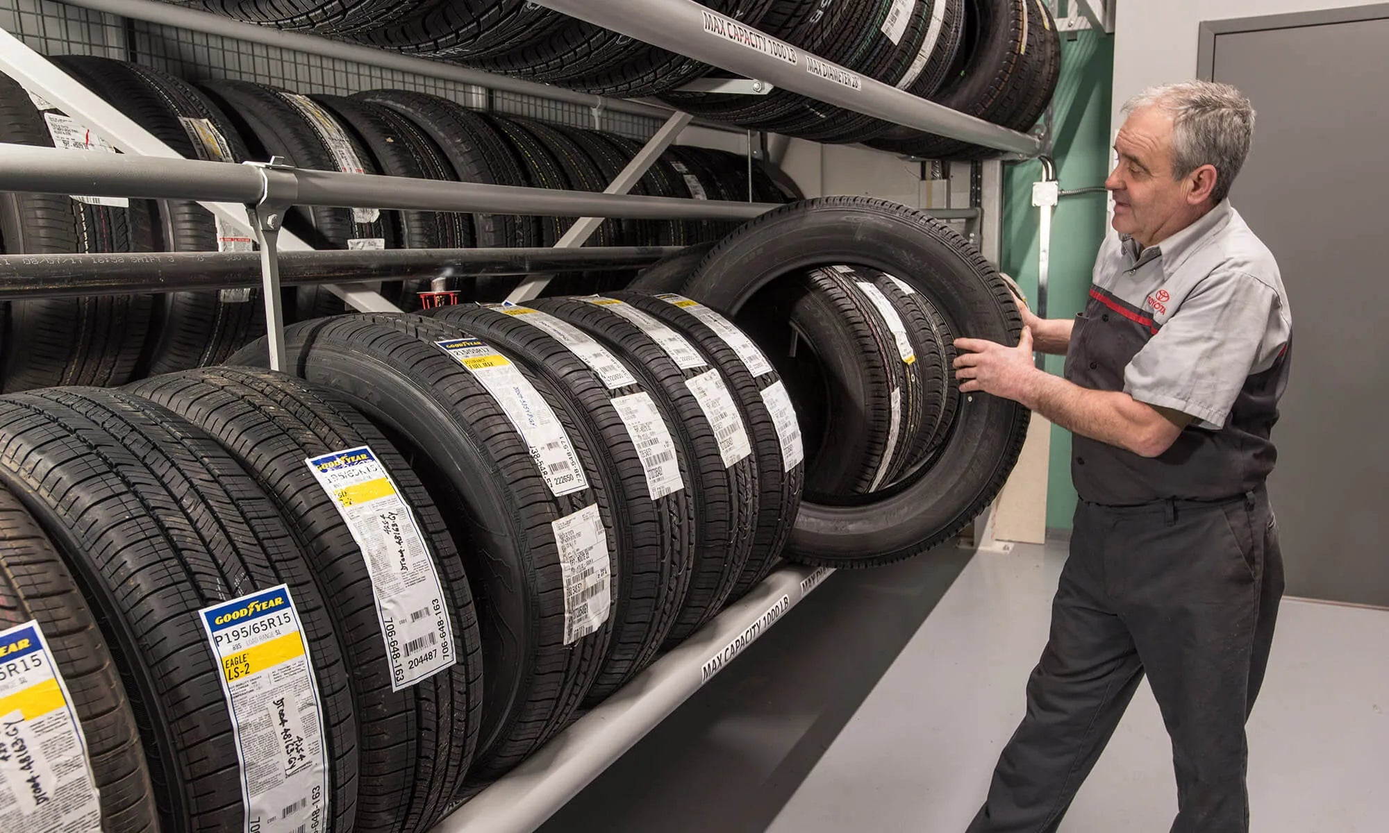 LISTA Tire Carousel Vertical Tire Storage System