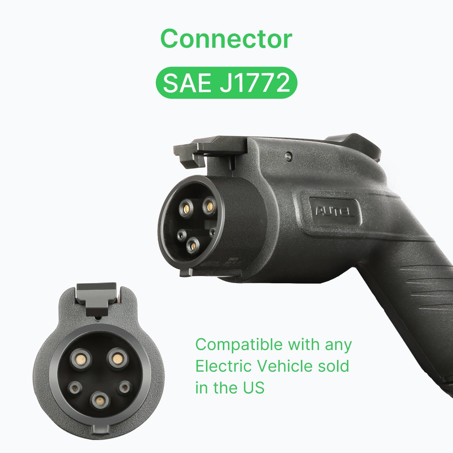 Autel J1772 Level 2 EV Charger Replacement Cable (25-Foot)