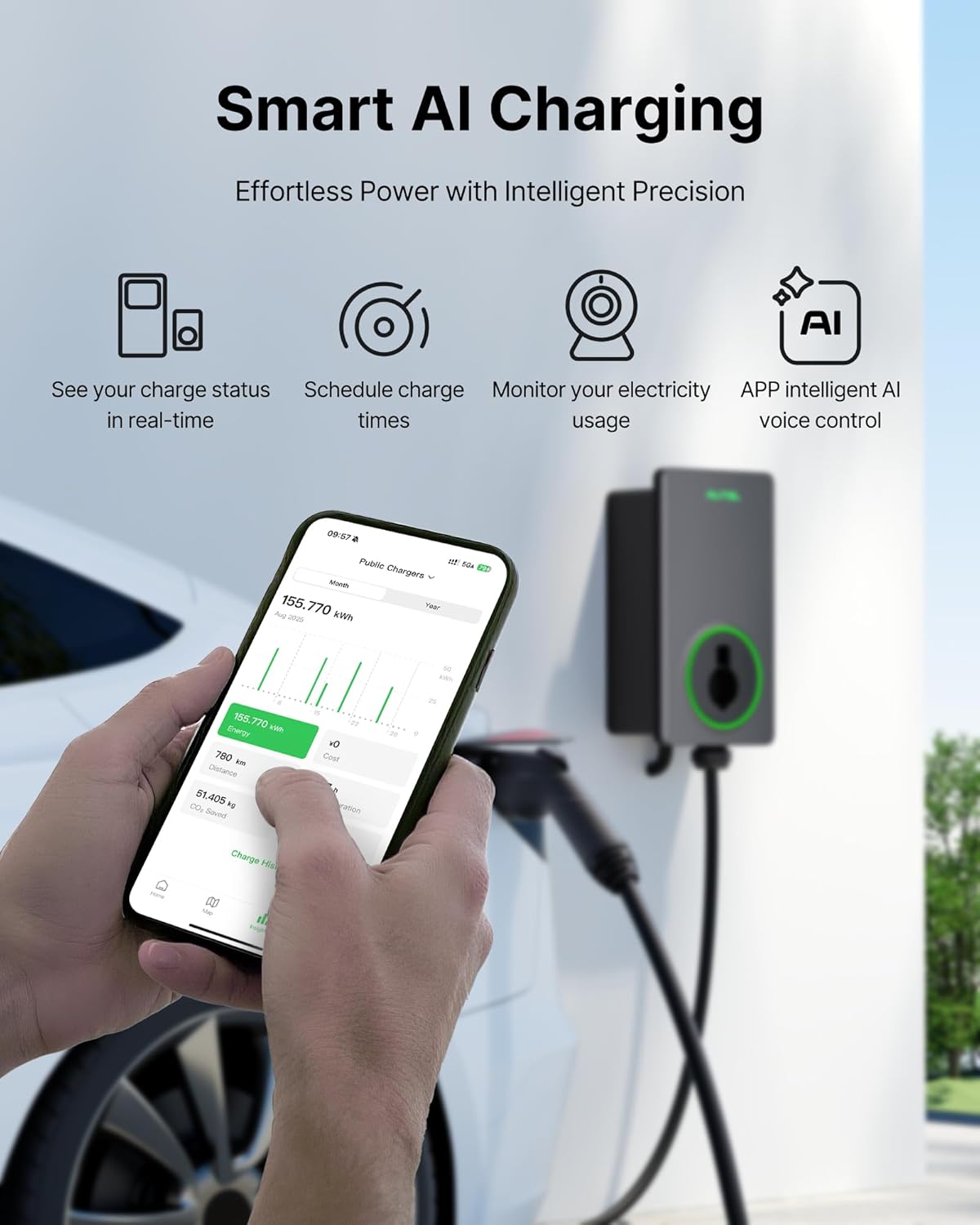 Autel MaxiCharger AC Single Charger 50A EV Charger