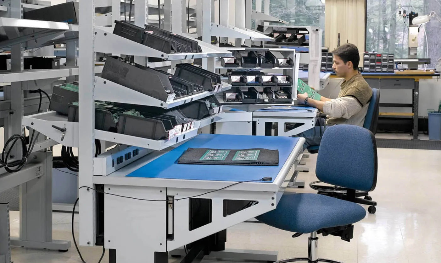 LISTA Align Adjustable Height Workstation