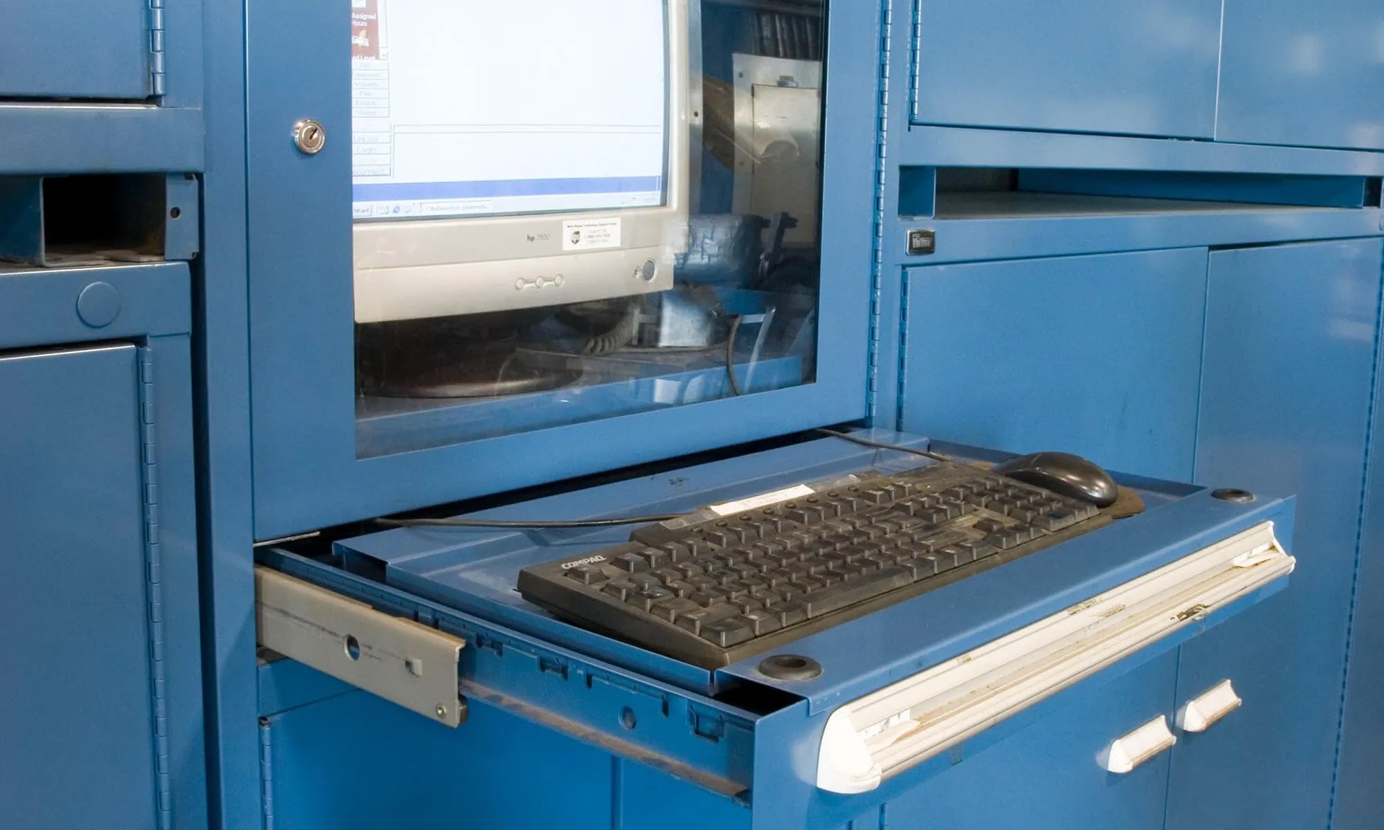 Vidmar Computer Cabinet