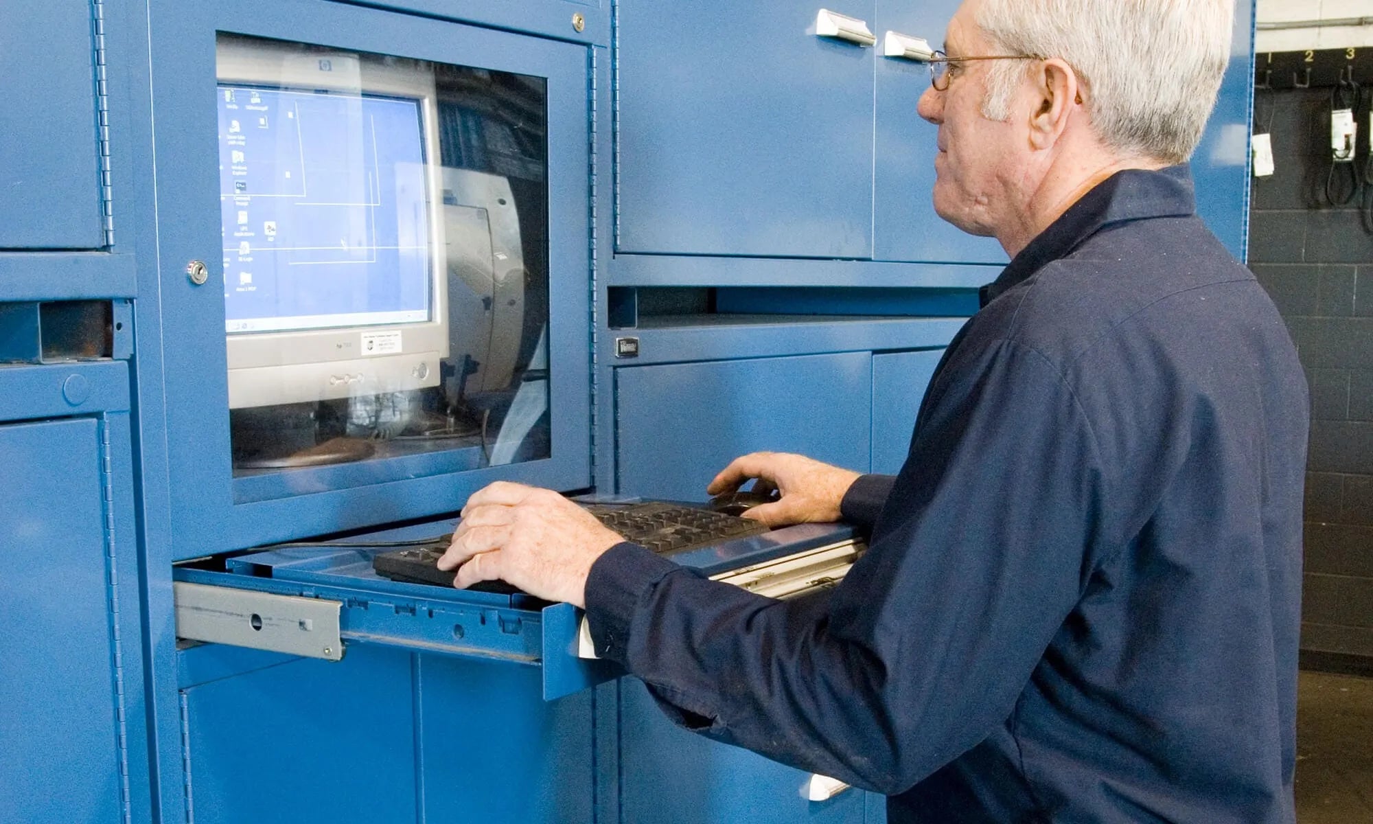 Vidmar Computer Cabinet