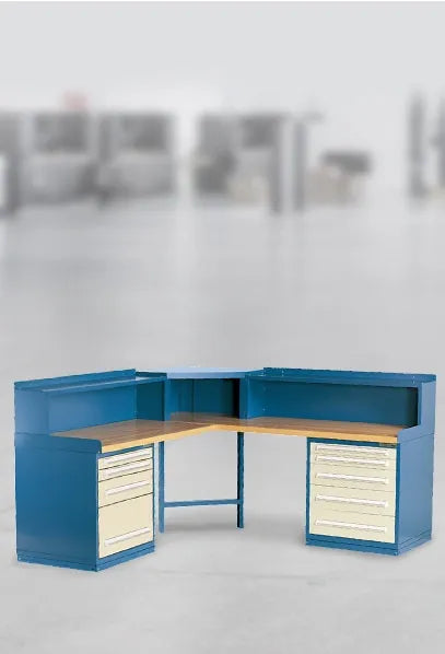Vidmar Corner Workstations Type B