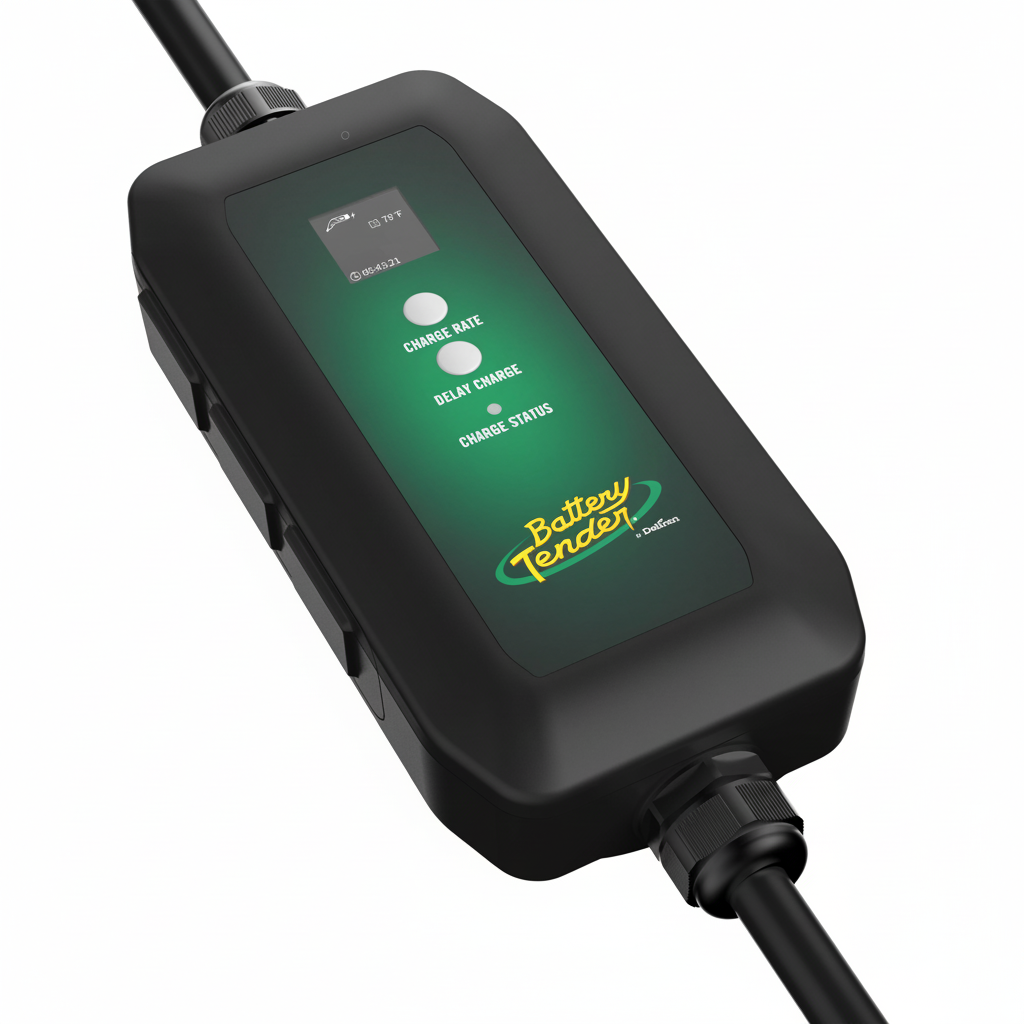 Echarge 16 AMP EV Charger - Level 1 Portable Electric Vehicle EV Car Charger - 022-3016-DL-WH