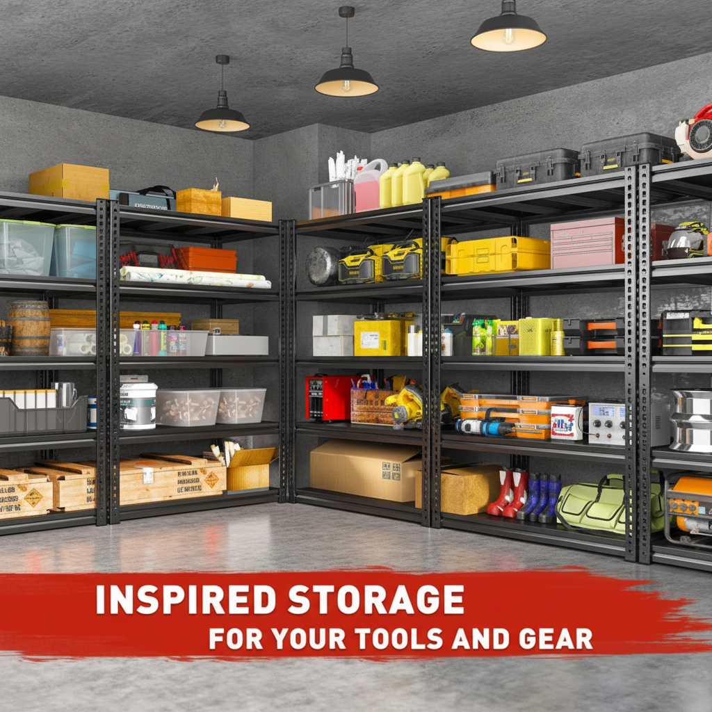 Orra 72" H Heavy-Duty Garage Shelving with Adjustable Shelves,Shelving Unit for Garage, Pantry & Storage