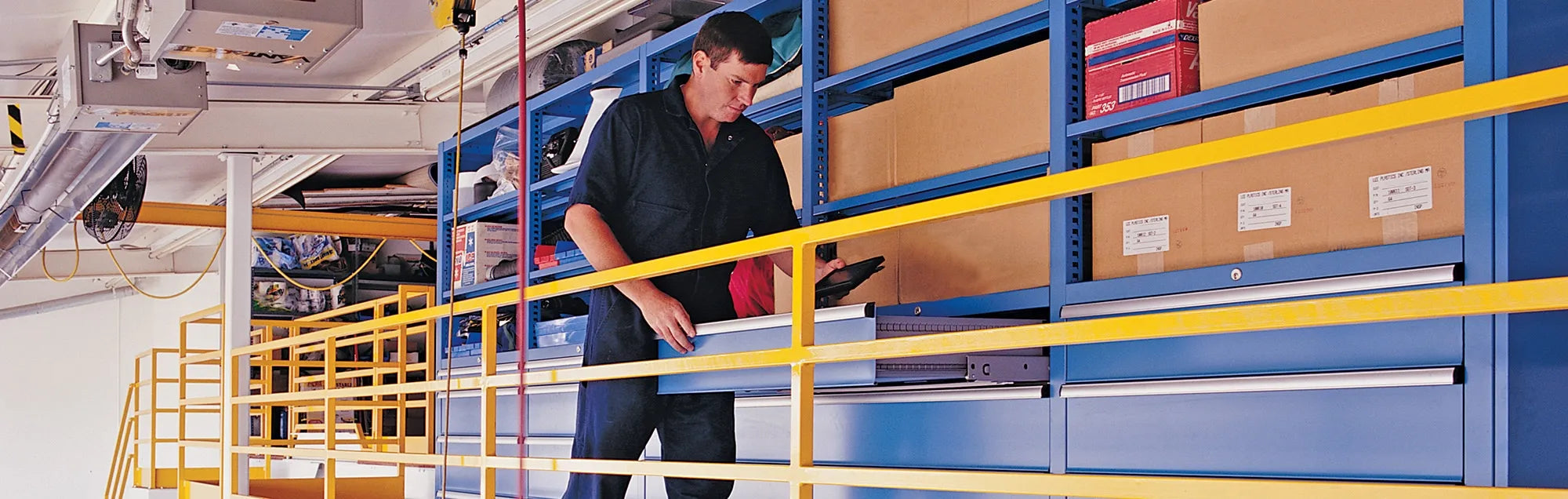LISTA Mezzanines and Stacked Cabinets