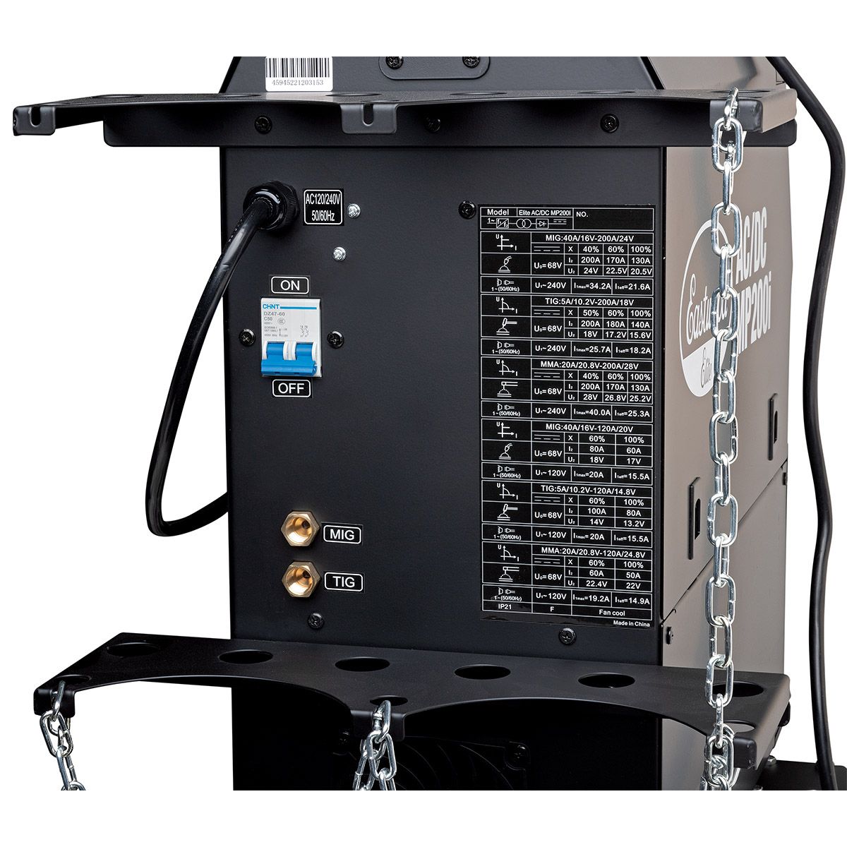 Eastwood Elite MP200i multi-process welder