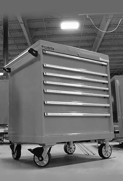 LISTA Standard Depth Mobile Cabinet